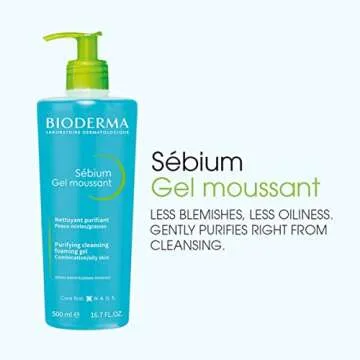 Bioderma Foaming Gel for Oily Skin - Refreshing Cleanser