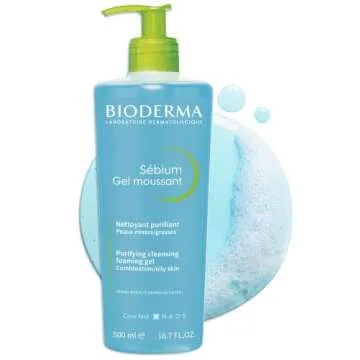 Bioderma Foaming Gel for Oily Skin - Refreshing Cleanser