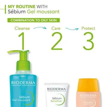Bioderma Foaming Gel for Oily Skin - Refreshing Cleanser