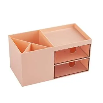 LETURE Stylish Office Desk Organizer with Drawer