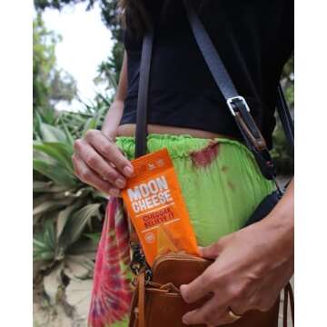 Moon Cheese Cheddar Believe It, 1 Ounce, 12-Pack, Crunchy, Protein-Rich Cheese Snack, Keto Friendly, 100% Real Cheese