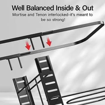 Pantasia Pots and Pans Organizer - Adjustable & Lightweight