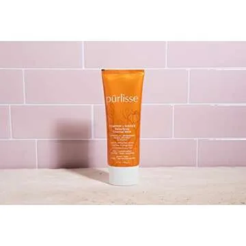 Purlisse Pumpkin and Ginger Detoxifying Charcoal Mask: Cruelty-free & clean, Paraben & Sulfate-free, Pumpkin repairs, Ginger soothes skin | 2.5oz