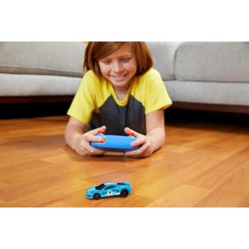 Hot Wheels Toy Car, RC C8 Corvette in 1:64 Scale, Remote-Control Vehicle with Controller & USB Cable...