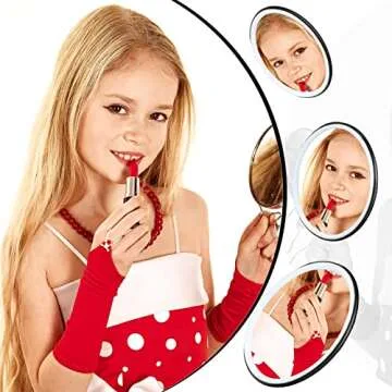 Blulu Mini Compact Mirror - 36 Pack for Travel Beauty