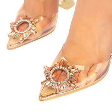 Cape Robbin Rose Gold High Heels – Stylish Booties for Women