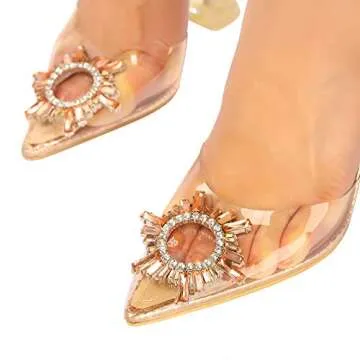 Cape Robbin Rose Gold High Heels – Stylish Booties for Women