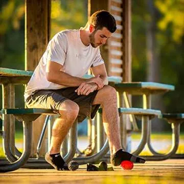 Foot Massage Ball Roller - Foot Roller Plantar Fasciitis Ball | Massage Balls Deep Tissue, Trigger Point and Myofascial Release | Plantar Fasciitis Massager, Foot Massage Roller, Spiky Massage Ball