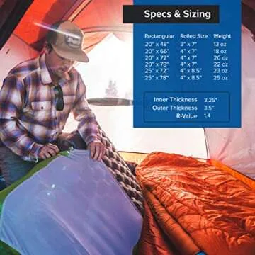 BIG AGNES Air Core Ultra Sleeping Pad - Comfort and Convenience