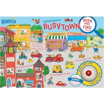 Briarpatch Busytown Seek and Find Game for Preschoolers