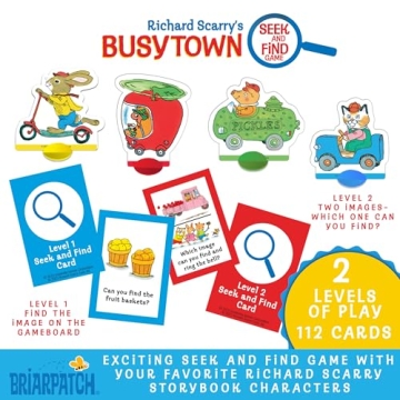 Briarpatch Busytown Seek and Find Game for Preschoolers