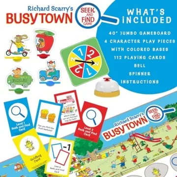 Briarpatch Busytown Seek and Find Game for Preschoolers