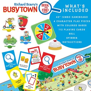 Briarpatch Busytown Seek and Find Game for Preschoolers