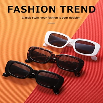 KIMORN Rectangle Sunglasses Trendy Retro Fashion UV400