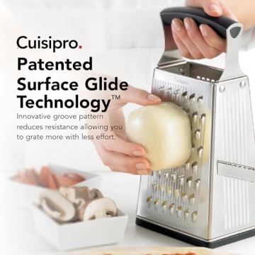 Cuisipro 4 Sided Box Grater for Ultimate Cooking Efficiency
