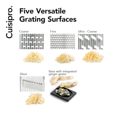 Cuisipro 4 Sided Box Grater for Ultimate Cooking Efficiency