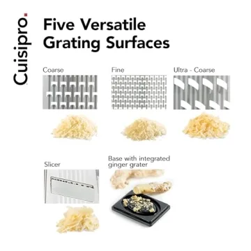 Cuisipro 4 Sided Box Grater for Ultimate Cooking Efficiency