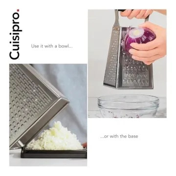 Cuisipro 4 Sided Box Grater for Ultimate Cooking Efficiency