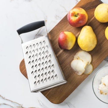 Cuisipro 4 Sided Box Grater for Ultimate Cooking Efficiency