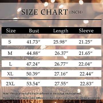 SOFEON Women Christmas Sweatshirt Retro Santa Pullover Cute Christmas Tree Coffee Graphic Xmas Crewneck Long Sleeve Tops (Beige, Medium)