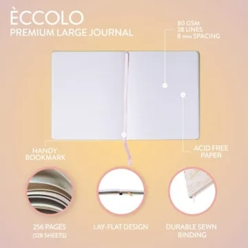 Eccolo Large Notebook Journal Perfect for Creative Writing