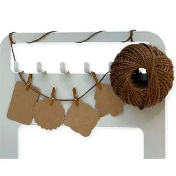 LWR CRAFTS Wooden Mini Clothespins 100 Per Pack 1" 2.5cm (Jacobean)