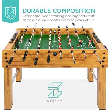 Competition 48" Foosball Table for Home and Game Rooms
