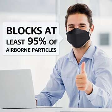 LEVENIS KN95 Face Masks for All-Day Comfort and Safety