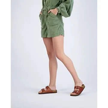 CUSHIONAIRE Lane Cork Footbed Sandals for Women