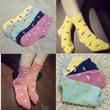 Cute Crew Socks for Women - Adorable Animal Designs