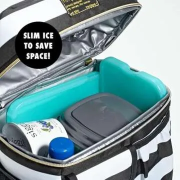 Cool Coolers Slim Ice Packs - 4 Pack for Lunches