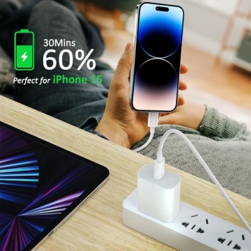 Durable 10ft USB C to C Charging Cables for Apple Devices