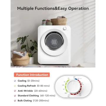 Euhomy Portable Clothes Dryer for Small Spaces