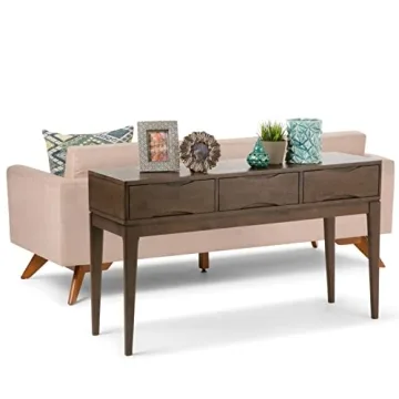 Fashionable Mid Century Modern Console Table with Storage