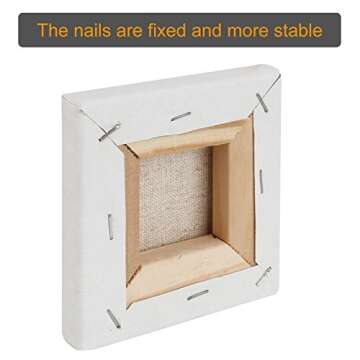 CBTONE 24 Pack Mini Canvas Panels for Painting Crafts