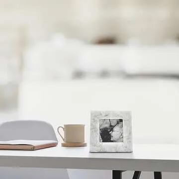 Nature's Decorations Quartz Picture Frame for 3.5x3.5 Photos