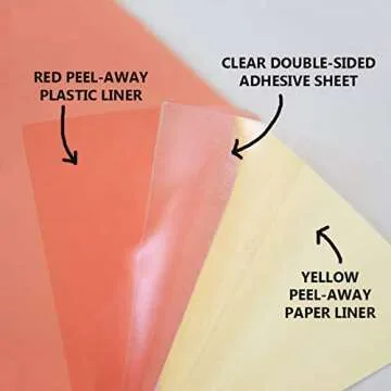 Chica and Jo Double Sided Tape Sheets 3-Pack - Perfect for All Your Crafting Needs!