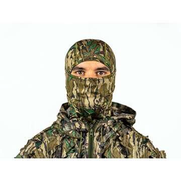 North Mountain Gear Mossy Oak Greenleaf Balaclava Face Mask