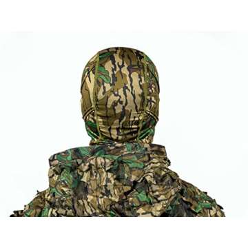 North Mountain Gear Mossy Oak Greenleaf Balaclava Face Mask