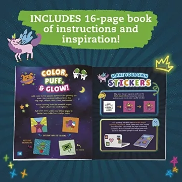 Klutz Craft Kit Glow-in-The-Dark Puffy Stickers