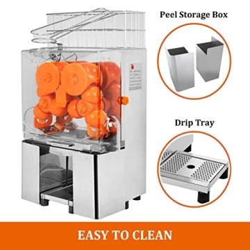 High Efficiency TECSPACE Commercial Juicer Machine for All