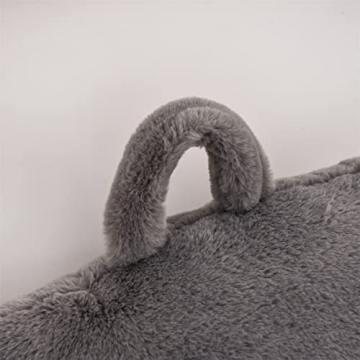 Holawakaka Faux Fur Bed Rest Pillow for Ultimate Comfort