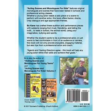 Acting Scenes & Monologues For Kids: Original Scenes for Young Performers