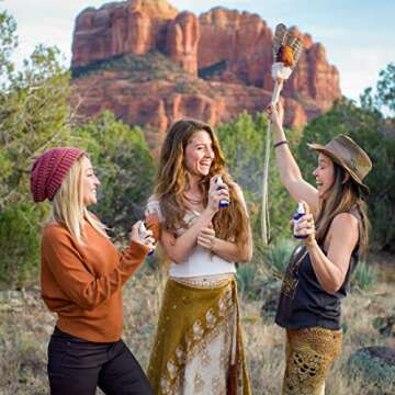 JUNIPERMIST White Sage Smudge Spray (4 Fl Oz) - for Cleansing Negative Energy - Sage Spray Alternative to Incense Sticks - Sustainably Made in USA with Pure Essential Oils and Real Crystals