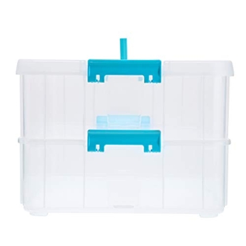 BTSKY 2 Layer Stack & Carry Box - Versatile Storage Organizer