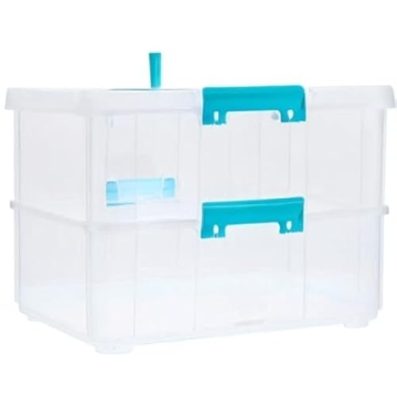 BTSKY 2 Layer Stack & Carry Box - Versatile Storage Organizer