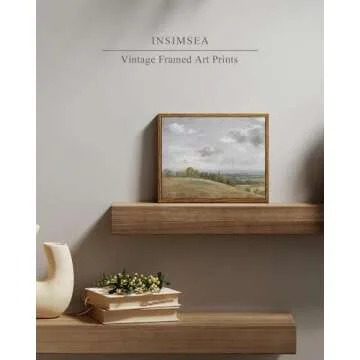 InSimSea Framed Vintage Canvas Wall Art for Home