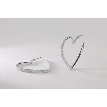 MILLA Heart Hoop Earrings - Stylish Gifts for Her