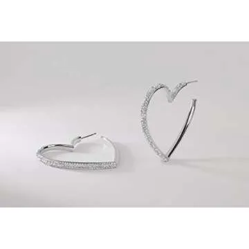 MILLA Heart Hoop Earrings - Stylish Gifts for Her