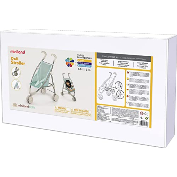 Miniland Doll Stroller Mint Perfect for 15 Inch Dolls